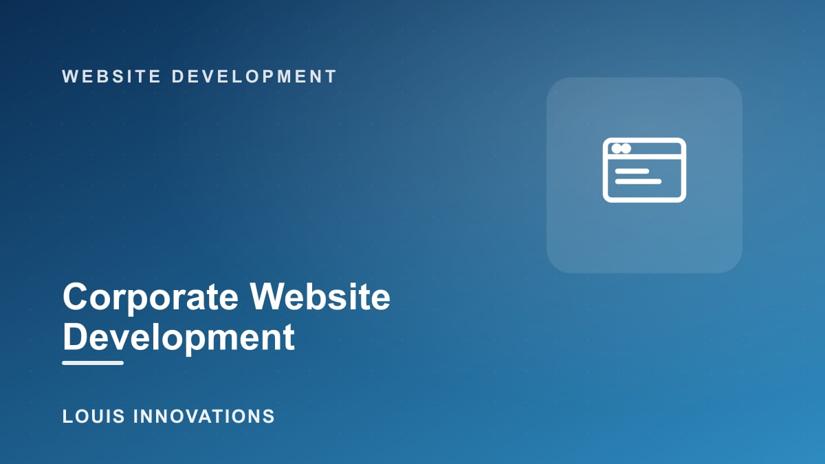 Corporate Website Development